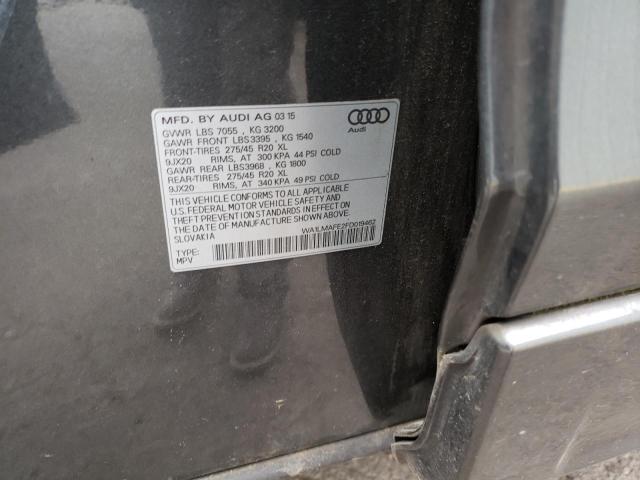 2015 AUDI Q7 TDI PRE - WA1LMAFE2FD019462