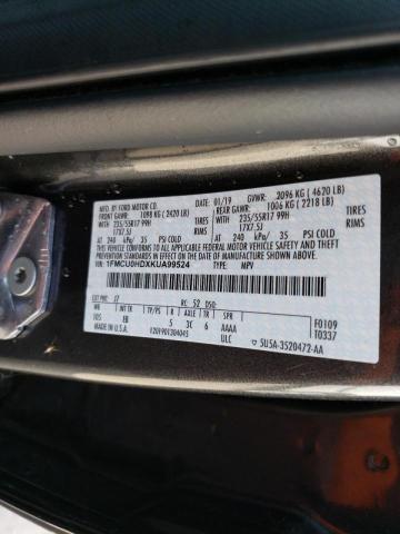 1FMCU0HDXKUA99524 Ford ESCAPE SEL