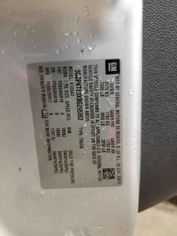2011 CHEVROLET SILVERADO - 3GCPKTE3XBG295362