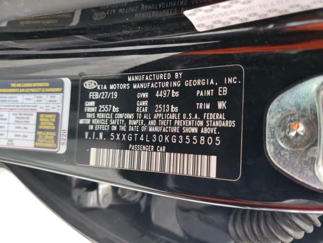 5XXGT4L30KG355805 KIA Optima Lx