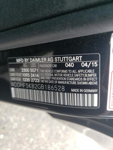 WDDHF5KB2GB186528 2016 MERCEDES-BENZ E-CLASS - Image 12