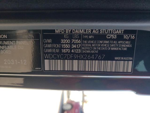 WDCYC7DF9HX264767 Mercedes-Benz G 63 AMG