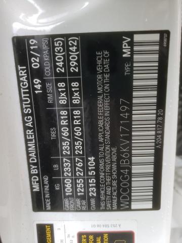 WDC0G4JB6KV171497 Mercedes-Benz GLC 300