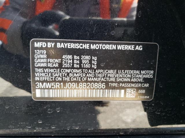 3MW5R1J09L8B20886 BMW 3 Series 330I 10