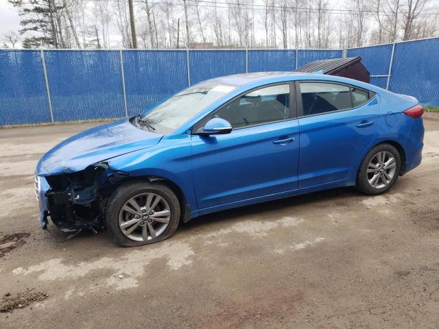 Salvage cars for sale from Copart Atlantic Canada Auction, NB: 2018 Hyundai Elantra SEL