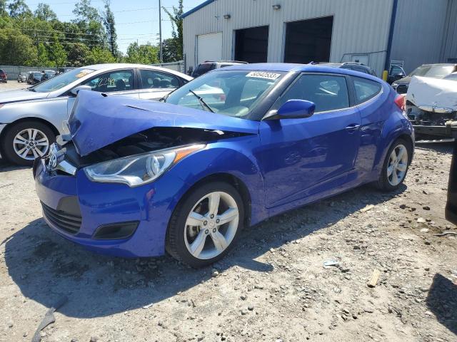 VIN: KMHTC6AD1DU126208 Auction: COPART Lot: 50542533 Location: GA - SAVANNAH KMHTC6AD1DU126208 HYUNDAI VELOSTER 2013 BLUE Photo 1