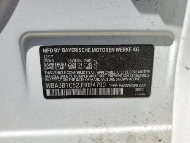 2018 BMW 530XE WBAJB1C52JB084790