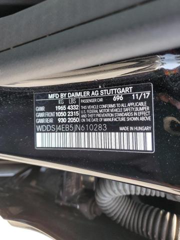 WDDSJ4EB5JN610283 Mercedes-Benz CLA 250