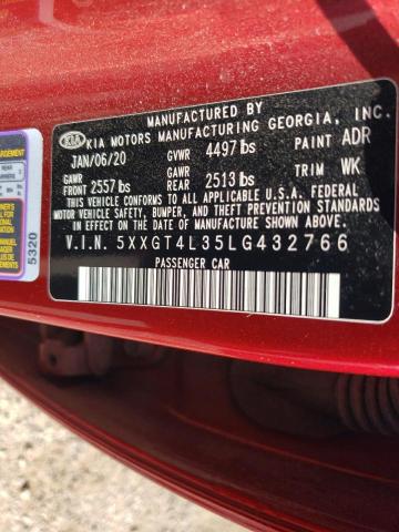 5XXGT4L35LG432766 KIA Optima Lx