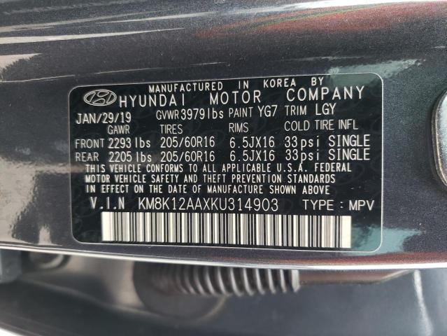 KM8K12AAXKU314903 Hyundai Kona Se