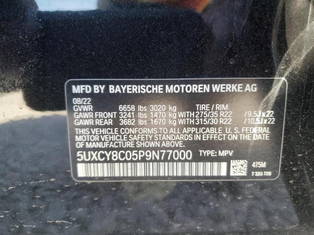 5UXCY8C05P9N77000 BMW X6 M50i