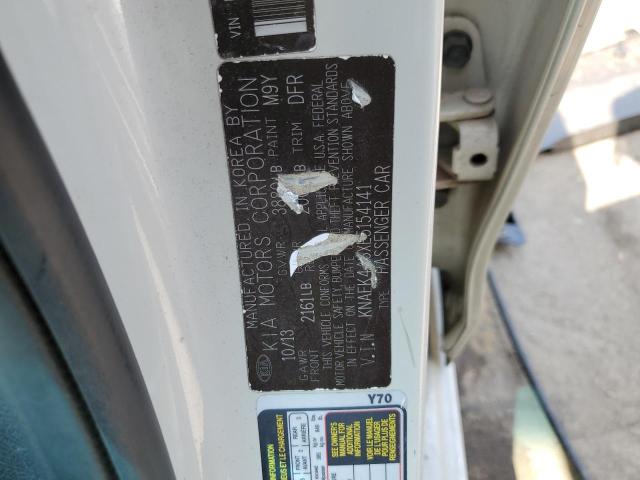 KNAFK4A6XE5154141 KIA FORTE LX