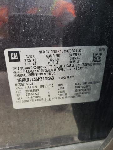 2017 GMC ACADIA ALL 1GKKNVLS6HZ118263