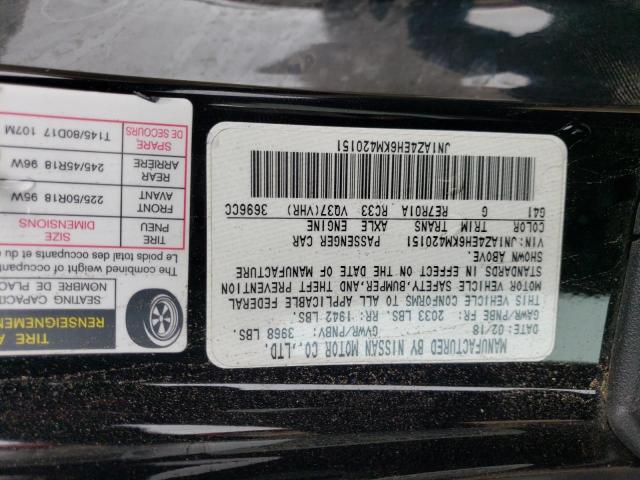 JN1AZ4EH6KM420151 Nissan 370Z BASE