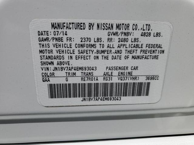JN1BV7AP4EM693043 Infiniti Q50 BASE