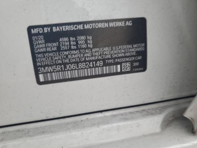 3MW5R1J06L8B24149 BMW 3 Series 330I 12