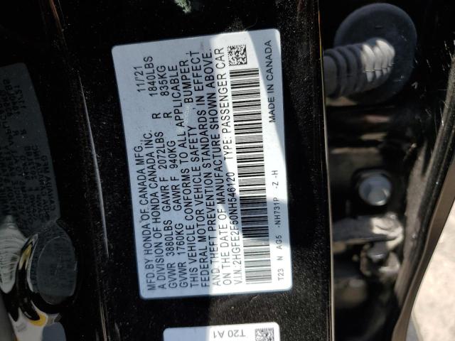 2HGFE2F50NH546120 Honda Civic Sport