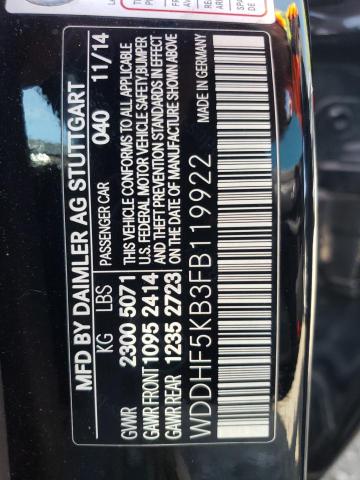 2015 MERCEDES-BENZ E350  . - WDDHF5KB3FB119922