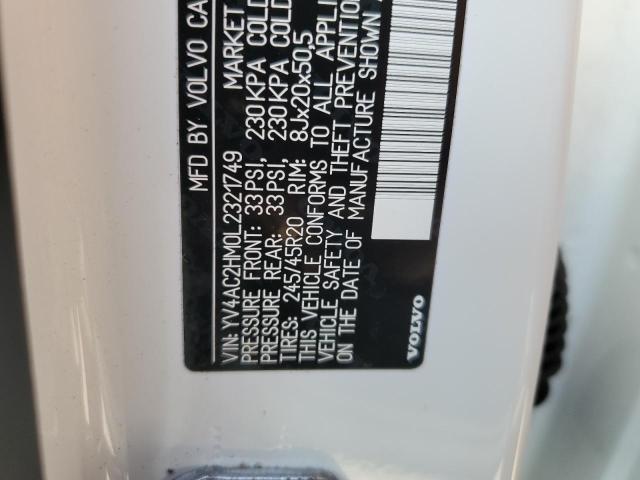 2020 VOLVO XC40 T4 R- - YV4AC2HM0L2321749