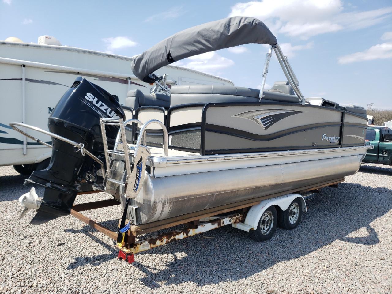 2021 Premier Pontoon for sale at Copart Avon, MN Lot 51485***