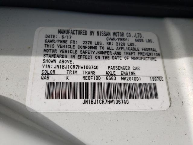JN1BJ1CR7HW106740 Nissan Rogue Sport S