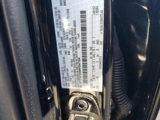 1FTFW1E58NFB47304 Ford F150 Supercrew
