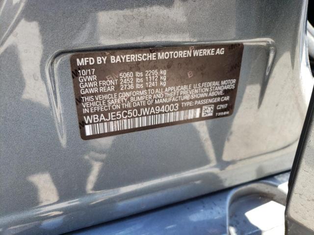 WBAJE5C50JWA94003 BMW 540 I