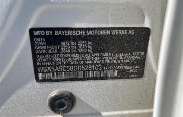 WBA5A5C58GD528103 BMW 528 I