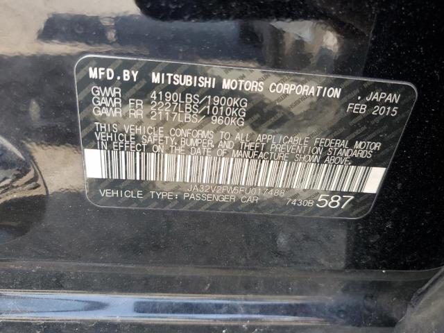 2015 MITSUBISHI LANCER SE JA32V2FW5FU017488