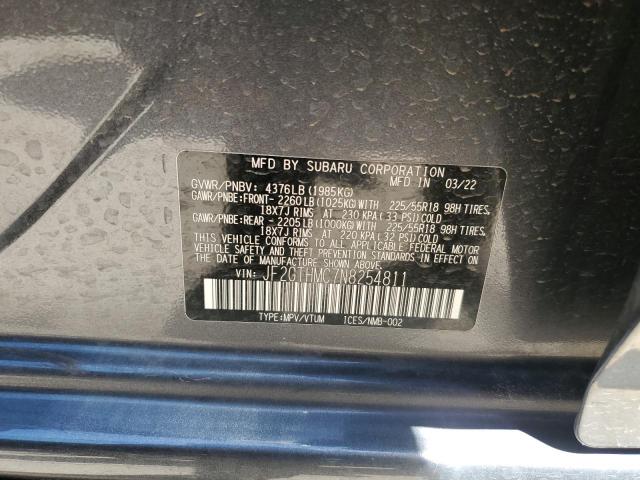 JF2GTHMC7N8254811 Subaru Crosstrek Limited