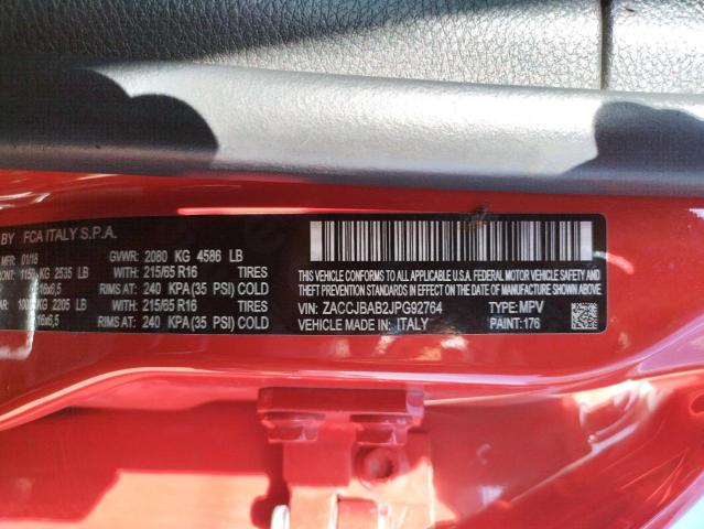ZACCJBAB2JPG92764 Jeep Renegade Sport
