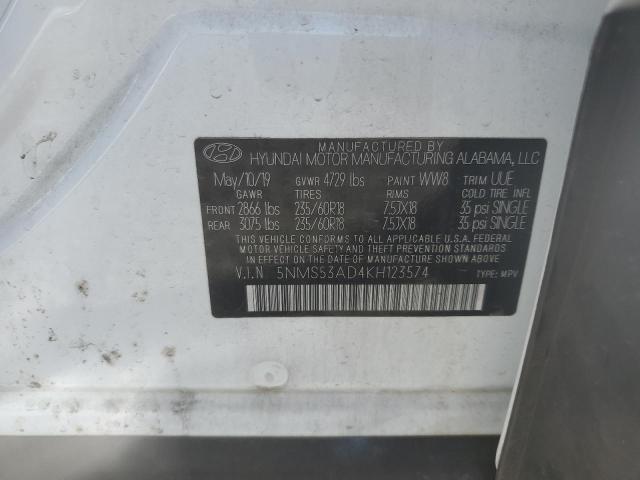 2019 HYUNDAI SANTA FE L - 5NMS53AD4KH123574