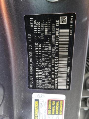 2018 HONDA CLARITY TO - JHMZC5F32JC021220