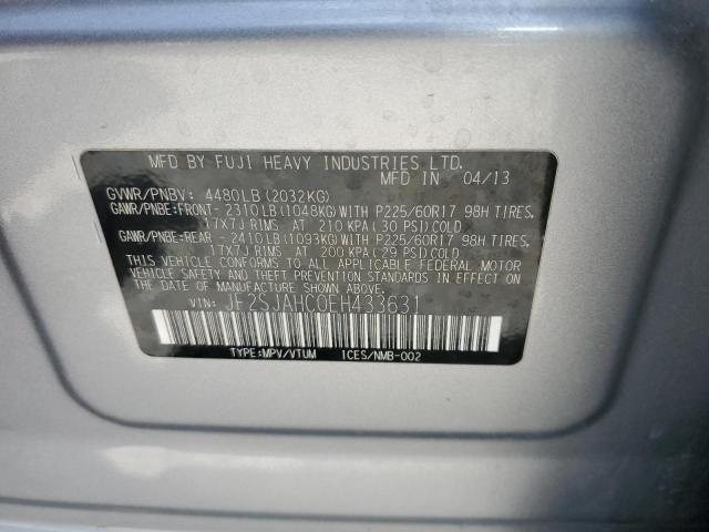 JF2SJAHC0EH433631 Subaru Forester 2.5i Limited