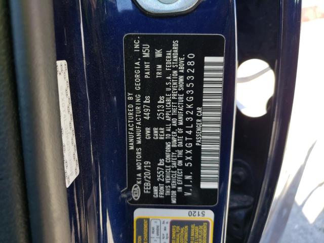 5XXGT4L32KG353280 KIA Optima Lx