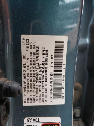 5J6RM4H93FL008925 Honda Cr-v Touring
