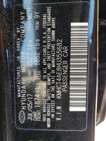 KMHCT4AE8HU355682 Hyundai ACCENT SE