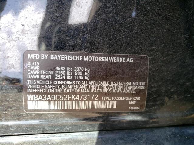 WBA3A9C52FK473172 BMW 335 I