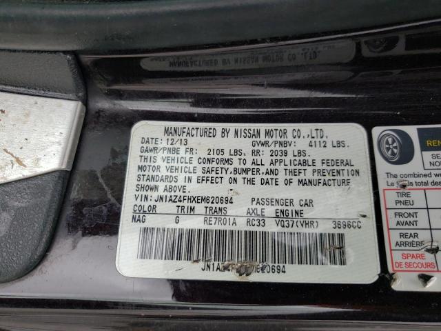 JN1AZ4FHXEM620694 Nissan 370Z BASE