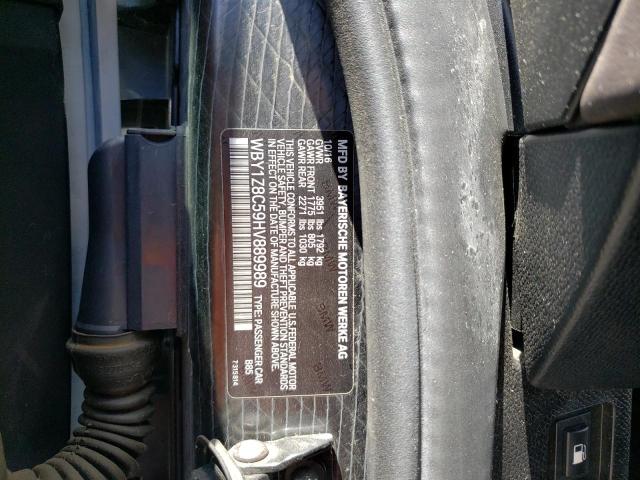 WBY1Z8C59HV889989 BMW I3 REX