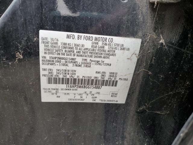 2016 FORD TAURUS POL - 1FAHP2MK8GG154887