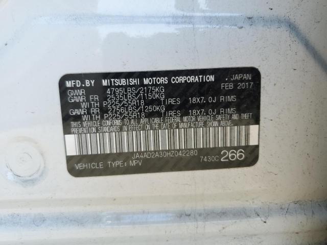 JA4AD2A30HZ042280 Mitsubishi Outlander Es
