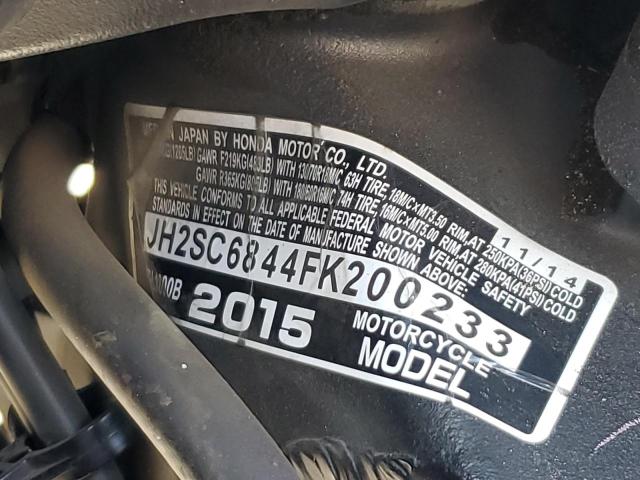 2015 HONDA GL1800 B JH2SC6844FK200233