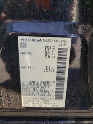 1N4AL3AP5FN363744 Nissan ALTIMA 2.5