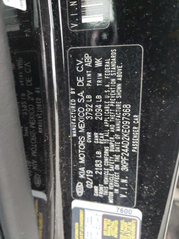 3KPF24AD2KE097368 KIA FORTE FE