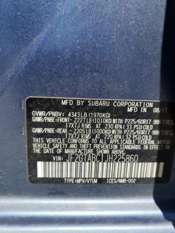 JF2GTABC1JH225860 Subaru Crosstrek Premium