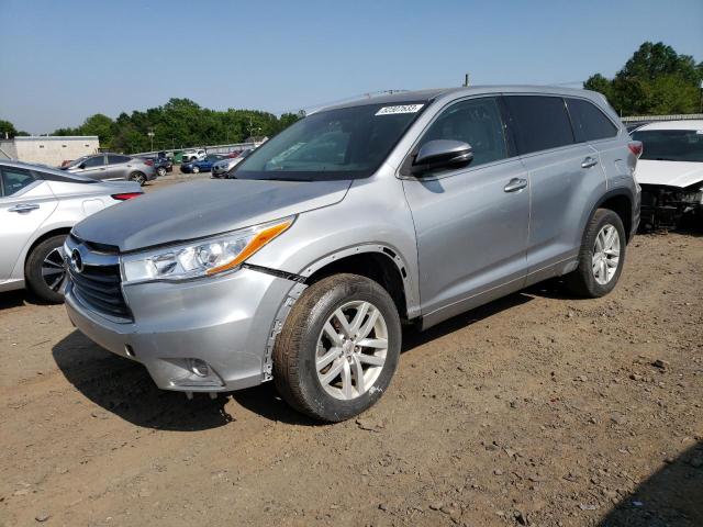 VIN 5TDZARFHXES008374 2014 Toyota Highlander, LE no.1