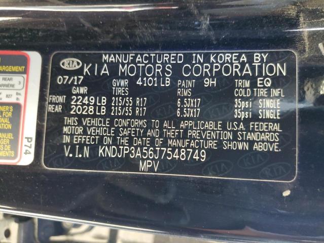 KNDJP3A56J7548749 KIA SOUL +