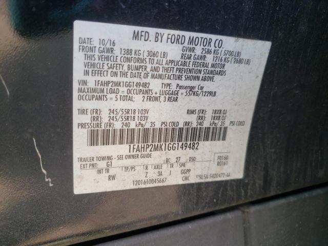 2016 FORD TAURUS POL - 1FAHP2MK1GG149482
