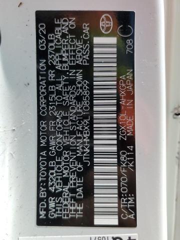 JTNKHMBX9L1085899 Toyota C-HR XLE